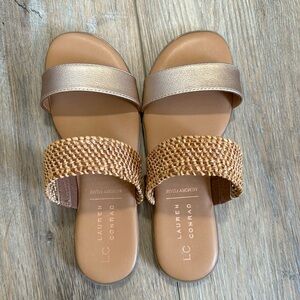 Brand new Lauren Conrad Slip on sandals size 6